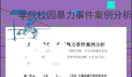 校园最新事件爆料案例分析